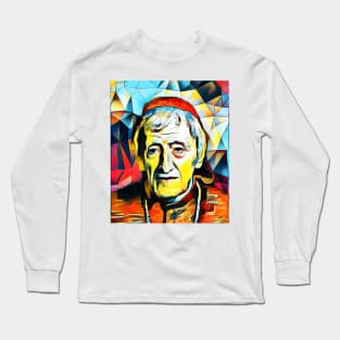 John Henry Newman Abstract Portrait | John Henry Newman Artwork 2 Long Sleeve T-Shirt